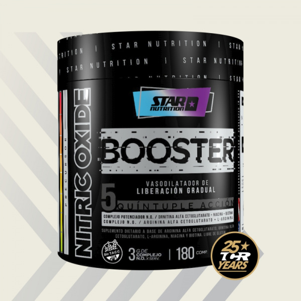 Nitric Oxide N.O. Booster 5 Star Nutrition®  - 180 comp.